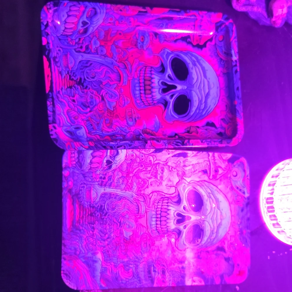Skull Design Rolling Tray